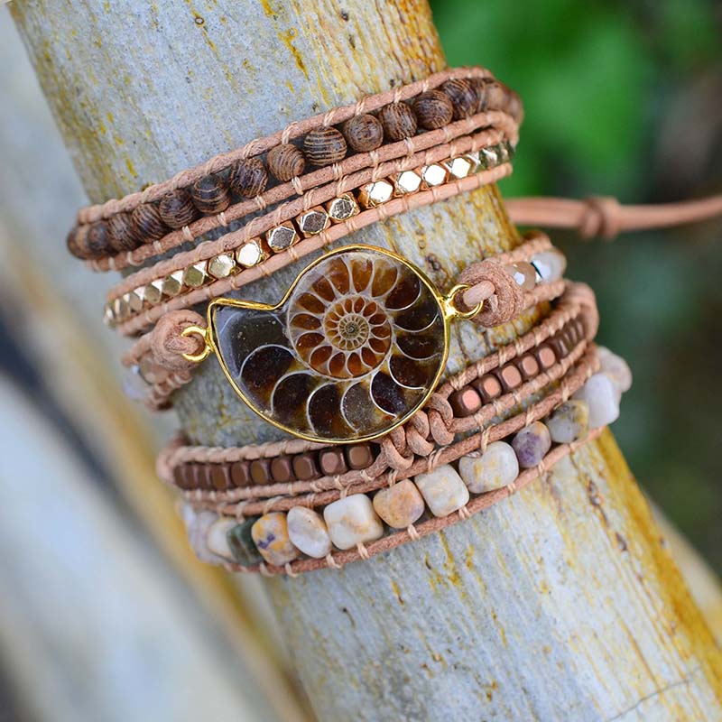 Sunstone Energy & Protection Bracelet - Wrap Bracelets - Pretland | Spiritual Crystals & Jewelry