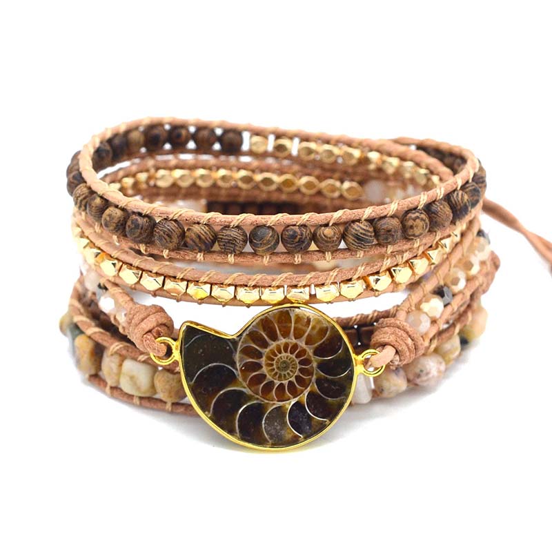Sunstone Energy & Protection Bracelet - Wrap Bracelets - Pretland | Spiritual Crystals & Jewelry