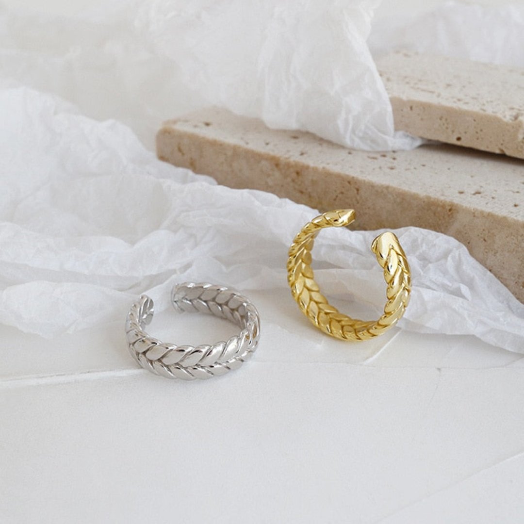 Lucia 925 Sterling Silver Adjustable Ring - Rings - Pretland | Spiritual Crystals & Jewelry