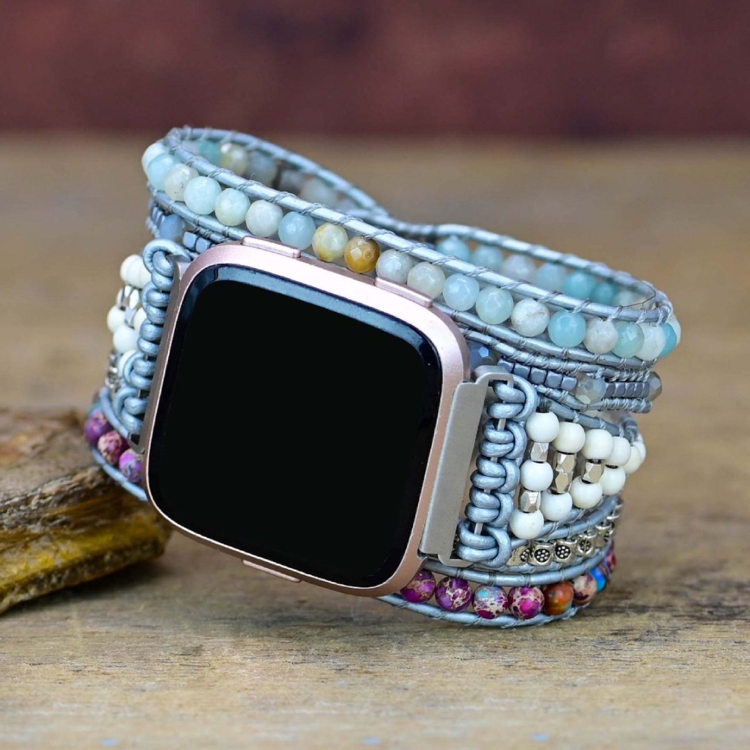 Trend Turquoise Stone Apple Watch Strap - Apple Watch Straps - Pretland | Spiritual Crystals & Jewelry