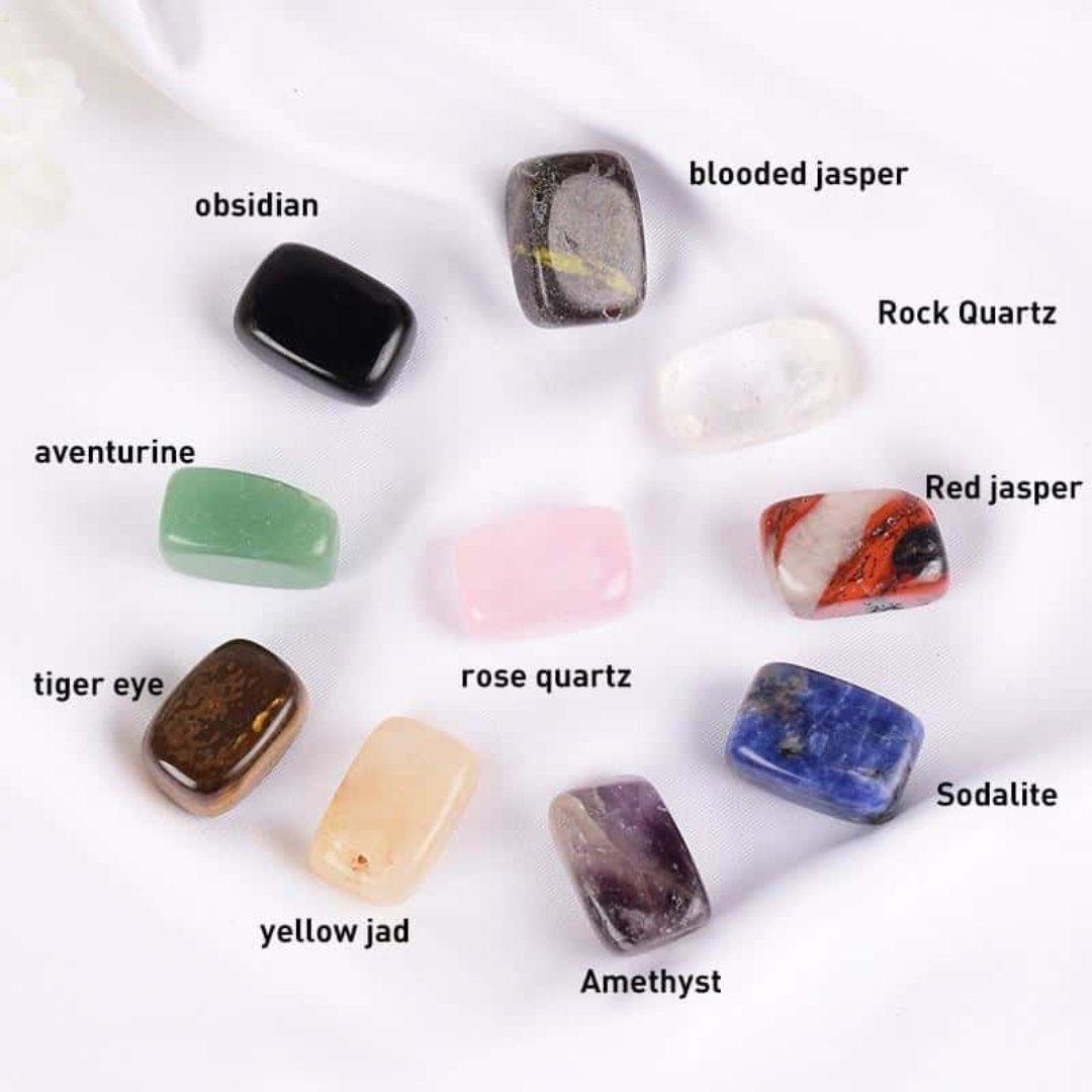 Beginner Spiritual Crystal Set - Natural Stones - Pretland | Spiritual Crystals & Jewelry