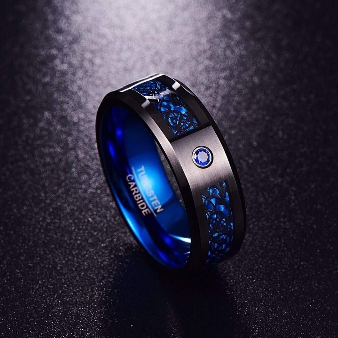 Confidence Zircon Men Ring - Rings - Pretland | Spiritual Crystals & Jewelry