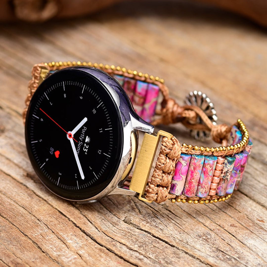 Bohemian Purple Emperor Samsung Watch Strap - Samsung Watch Straps - Pretland | Spiritual Crystals & Jewelry