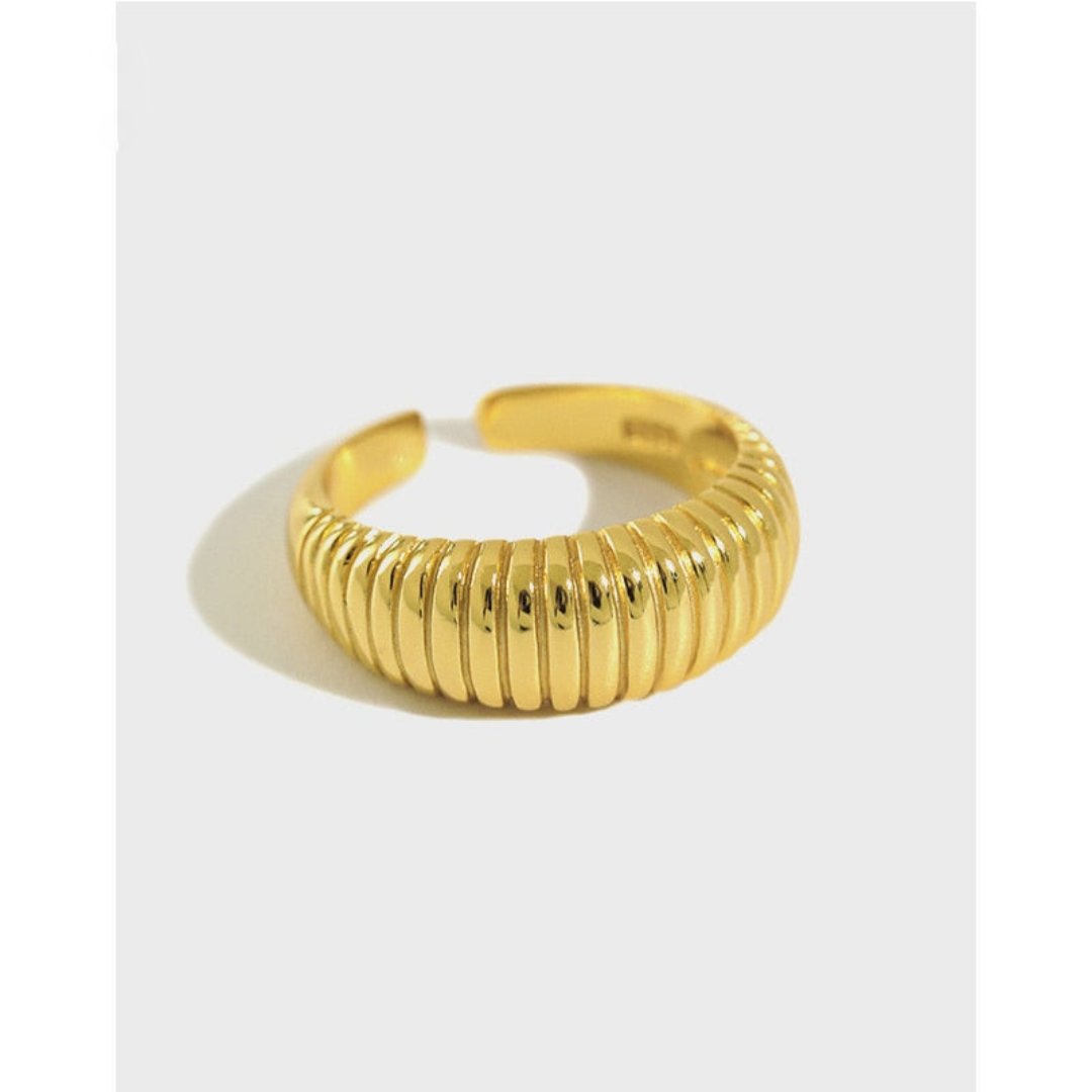 Julia 925 Sterling Silver Adjustable Ring - Rings - Pretland | Spiritual Crystals & Jewelry