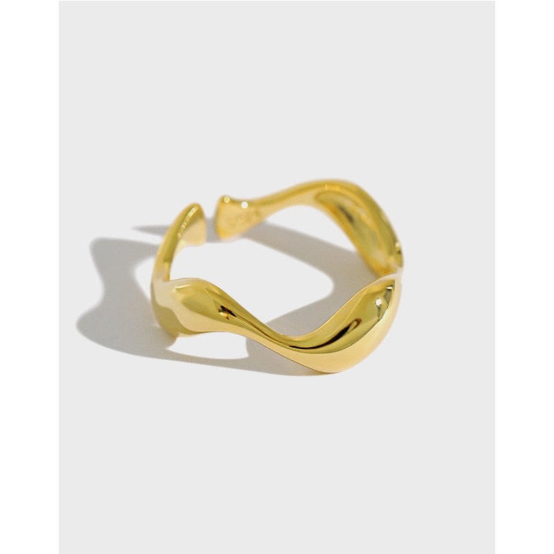 Aziza 925 Sterling Silver Adjustable Ring - Rings - Pretland | Spiritual Crystals & Jewelry