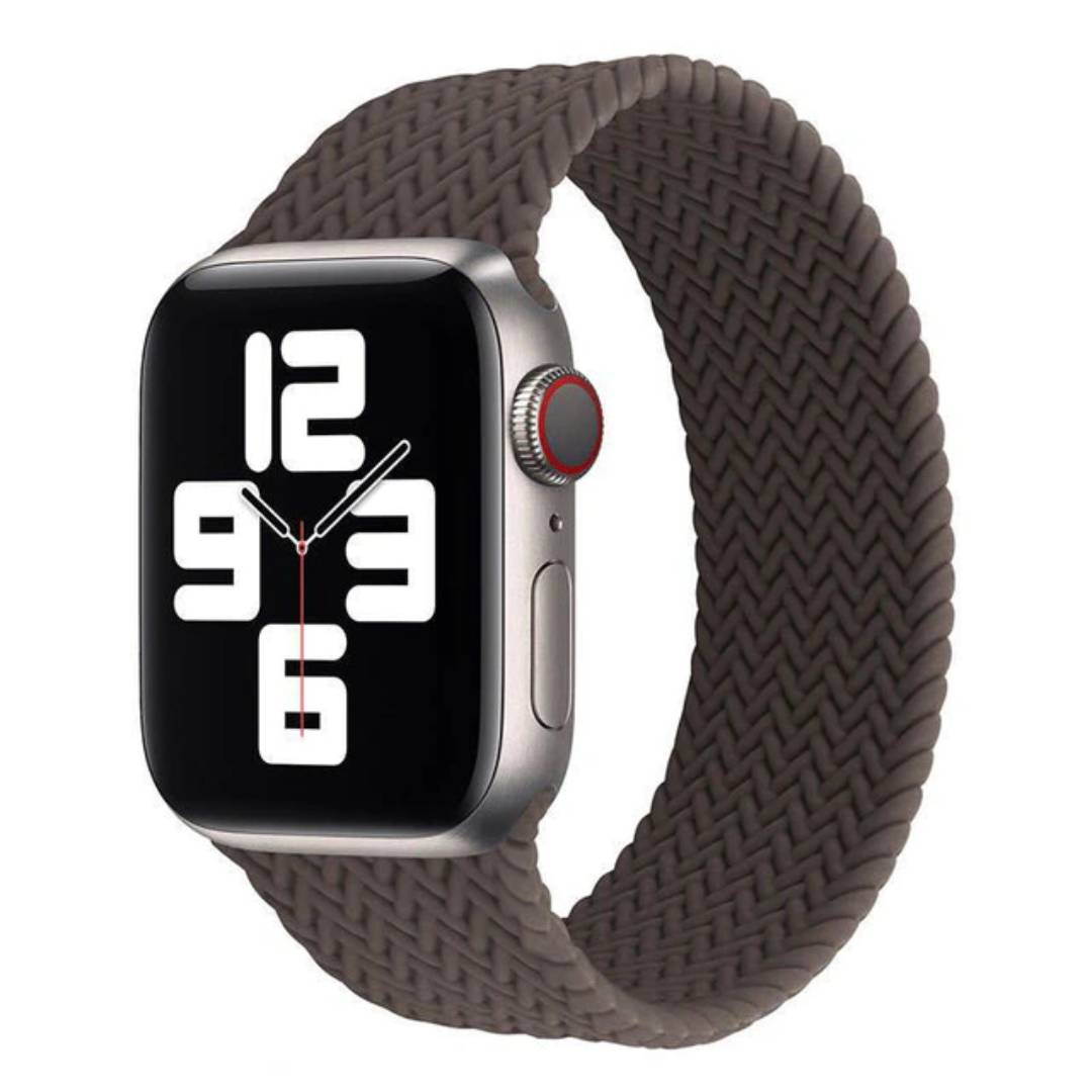 Braided Solo Brown Apple Watch Strap - Apple Watch Straps - Pretland | Spiritual Crystals & Jewelry