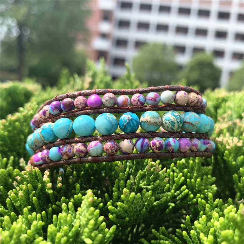 Spirit Emperor Stone Bracelet - Wrap Bracelets - Pretland | Spiritual Crystals & Jewelry