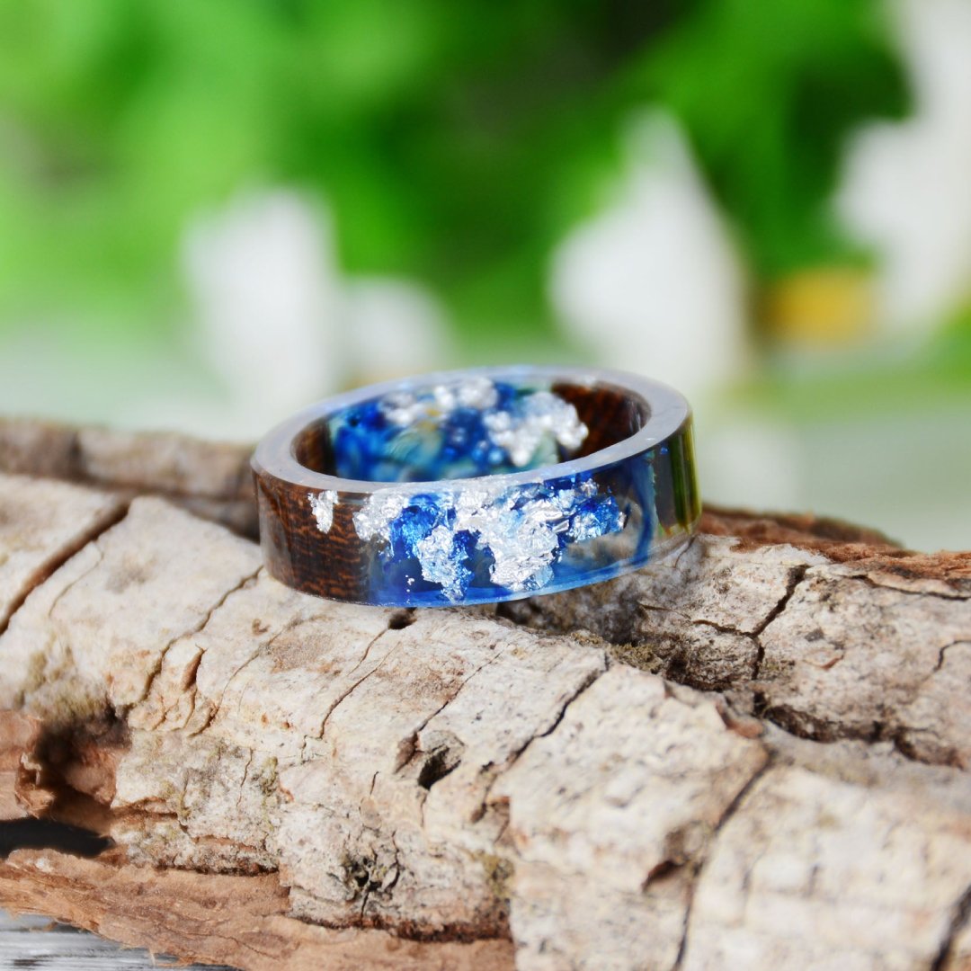 Pretty Handicraft Wooden Ring - Rings - Pretland | Spiritual Crystals & Jewelry