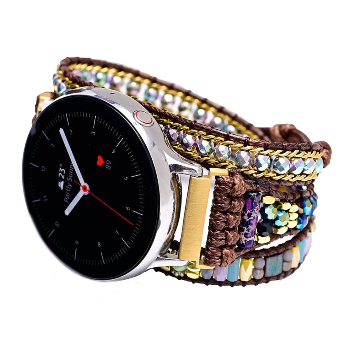 Retro Natural Stone Samsung Watch Strap - Samsung Watch Straps - Pretland | Spiritual Crystals & Jewelry