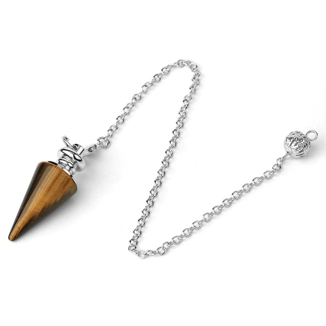 Spiritual Stone Conical Pendulum - Natural Stones - Pretland | Spiritual Crystals & Jewelry