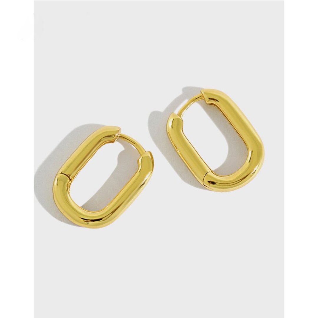 Ariella 925 Sterling Silver Earrings - Hoop Earrings - Pretland | Spiritual Crystals & Jewelry