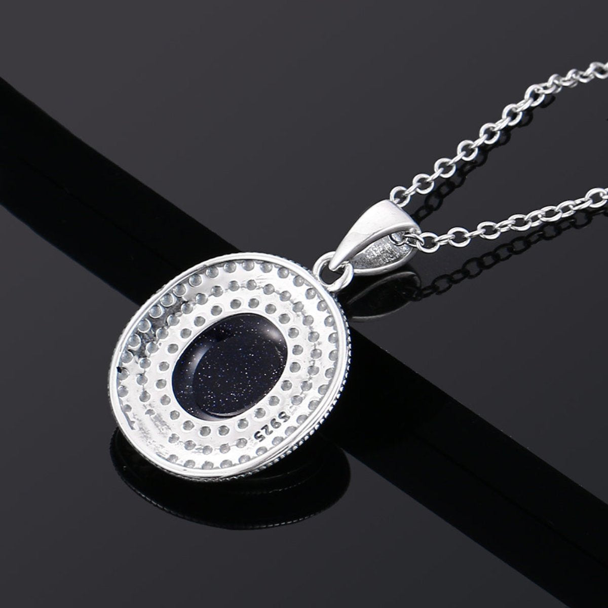 Vintage Natural Stones Silver Necklace - Necklaces - Pretland | Spiritual Crystals & Jewelry