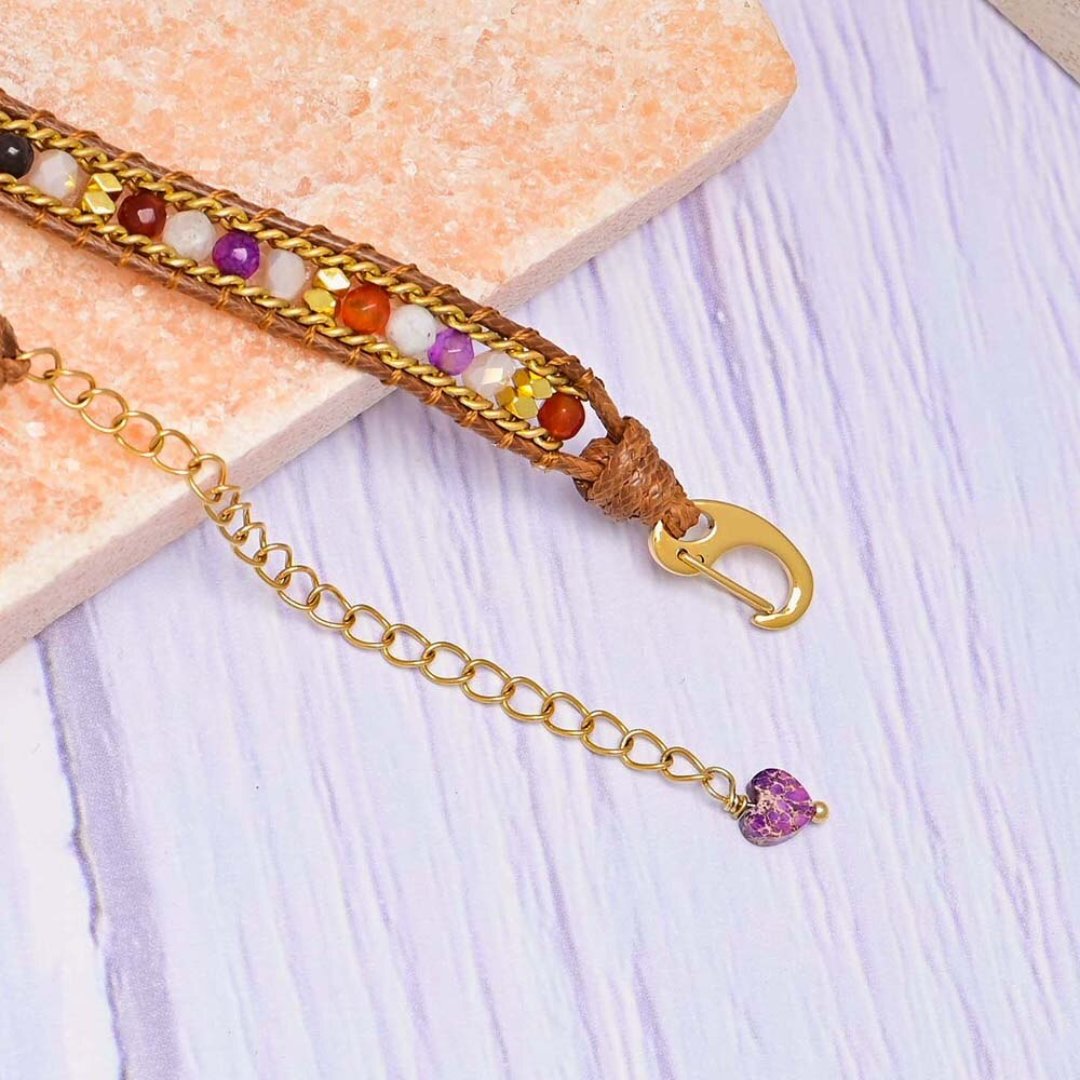 Ethnic Natural Stones Apple Watch Strap - Apple Watch Straps - Pretland | Spiritual Crystals & Jewelry