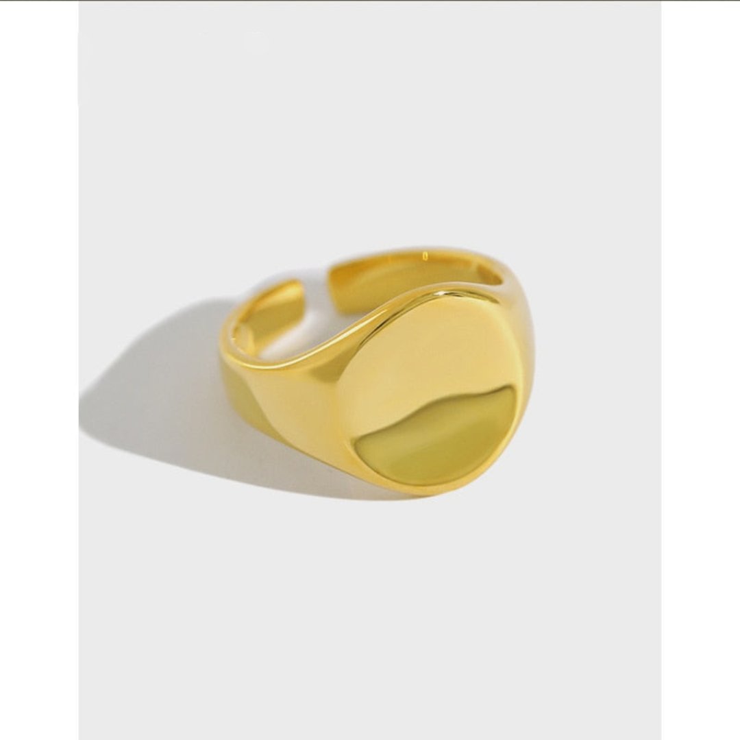 Echo 925 Sterling Silver Adjustable Ring - Rings - Pretland | Spiritual Crystals & Jewelry
