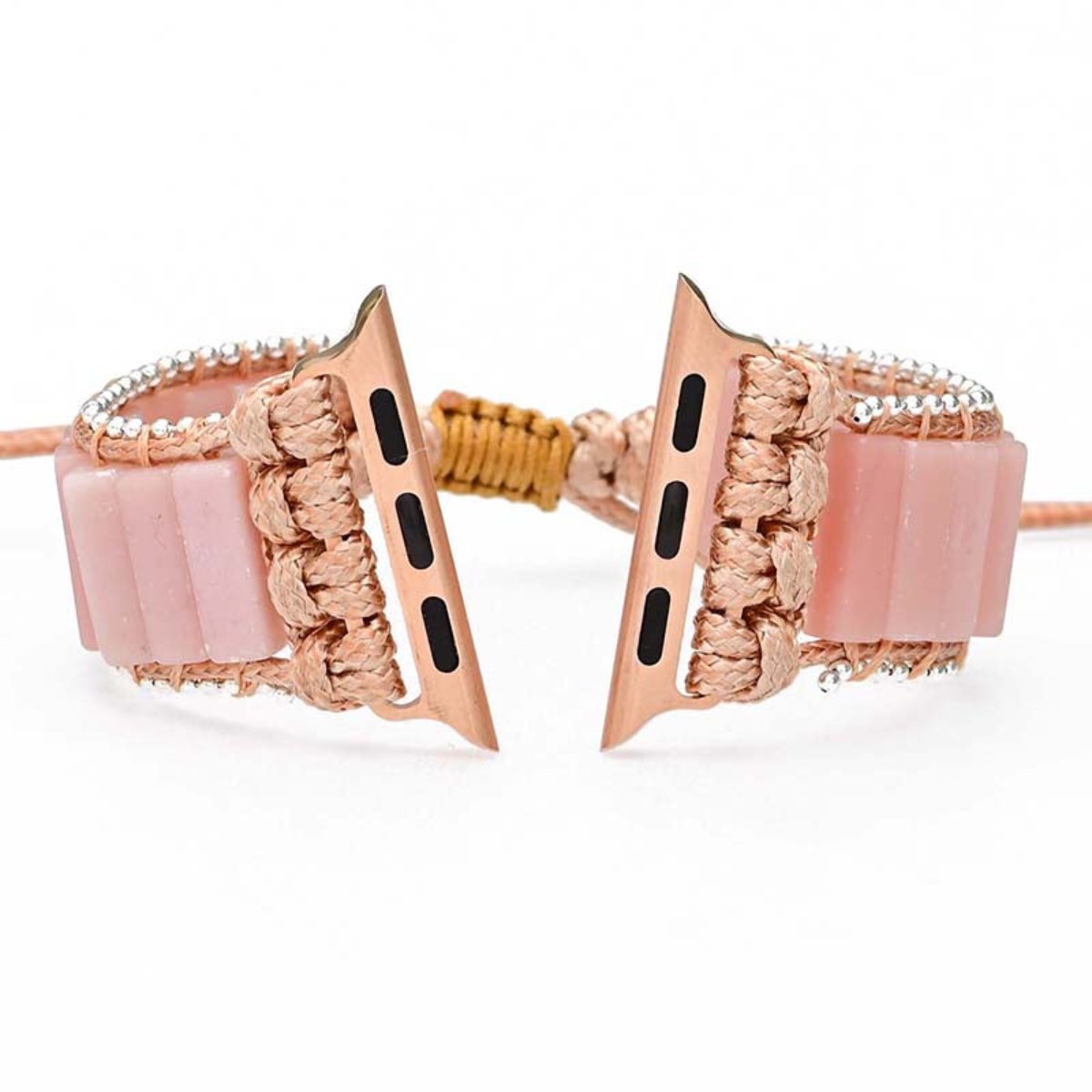 Elegant Pink Opal Apple Watch Strap - Apple Watch Straps - Pretland | Spiritual Crystals & Jewelry