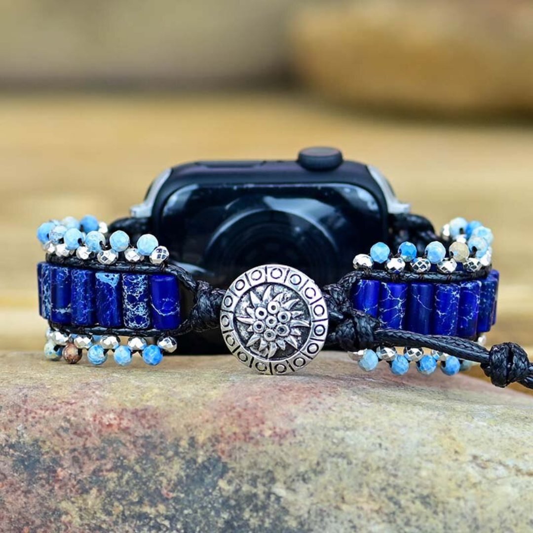 Special Blue Emperor Apple Watch Strap - Apple Watch Straps - Pretland | Spiritual Crystals & Jewelry