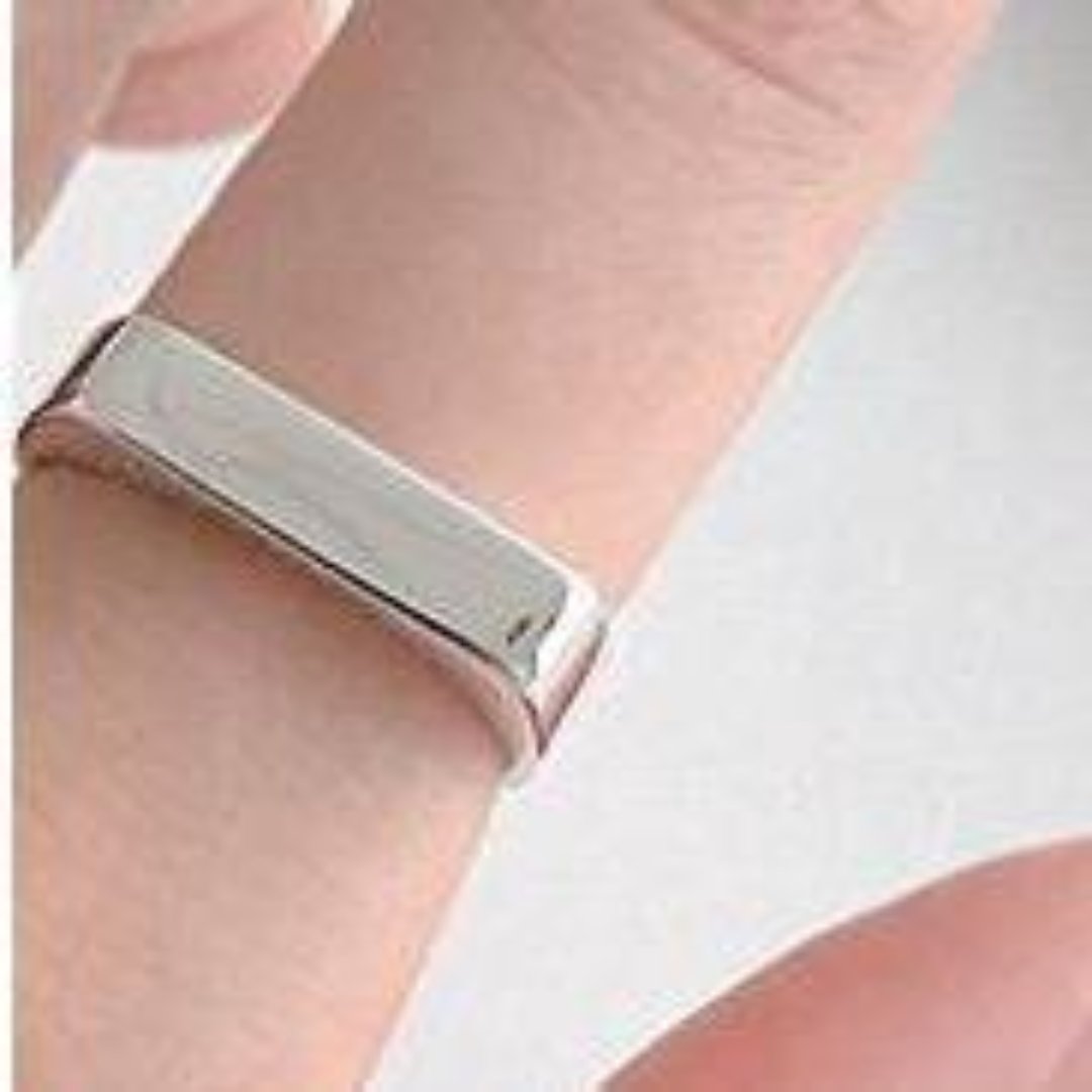 Melia 925 Sterling Silver Adjustable Ring - Silver Flat - Rings - Pretland | Spiritual Crystals & Jewelry