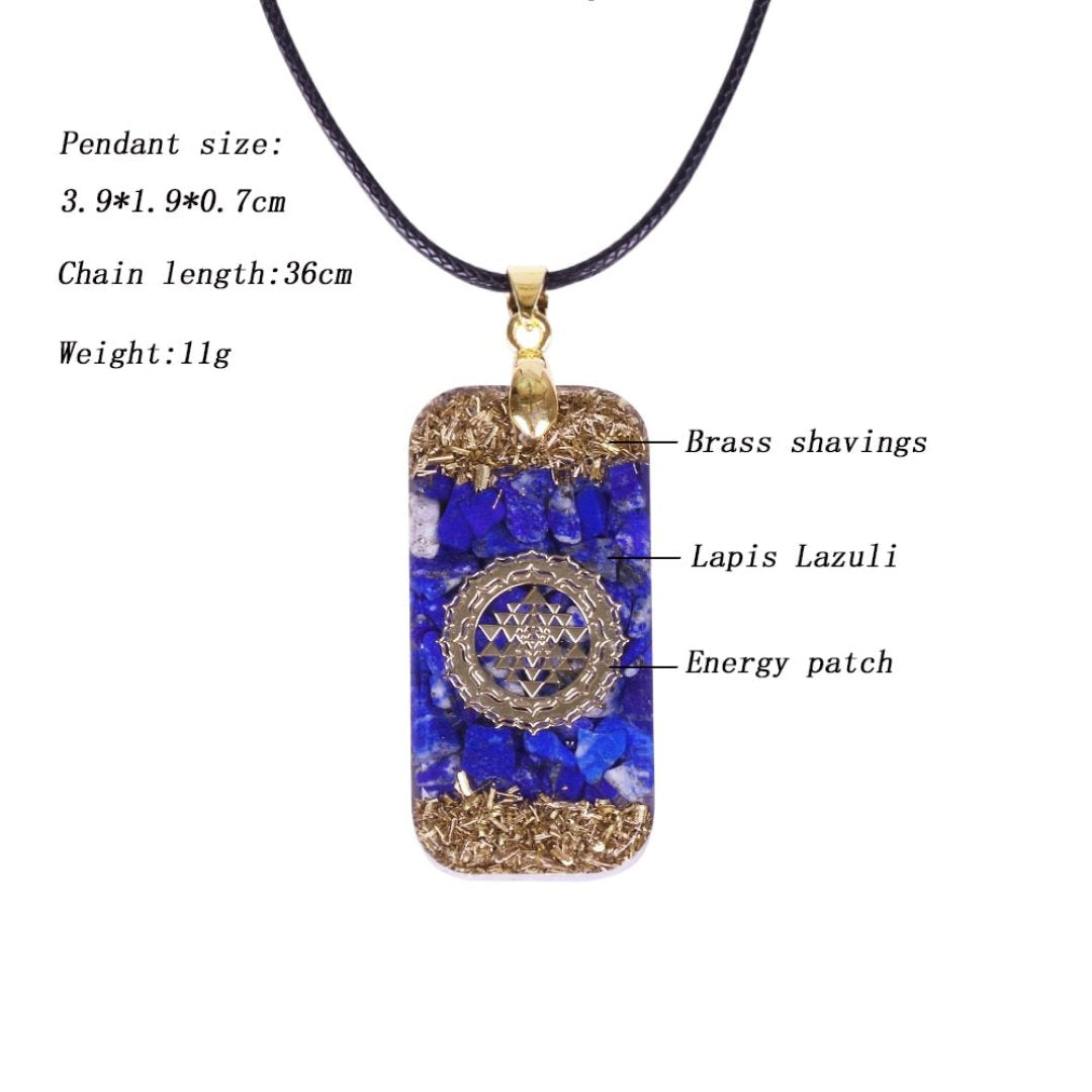 Lapis Lazuli Energy Necklace - Necklaces - Pretland | Spiritual Crystals & Jewelry