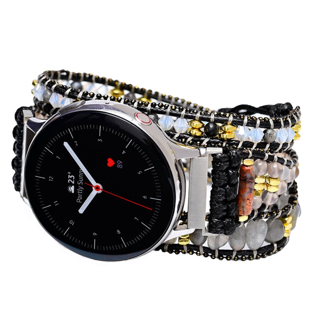 Bohemian Labradorite Samsung Watch Strap - Samsung Watch Straps - Pretland | Spiritual Crystals & Jewelry