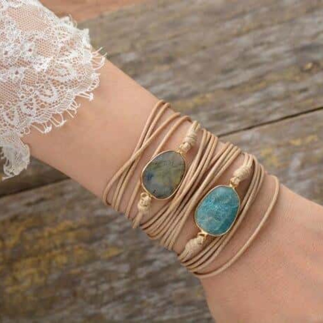 Boho Wrap Bracelet - Wrap Bracelets - Pretland | Spiritual Crystals & Jewelry