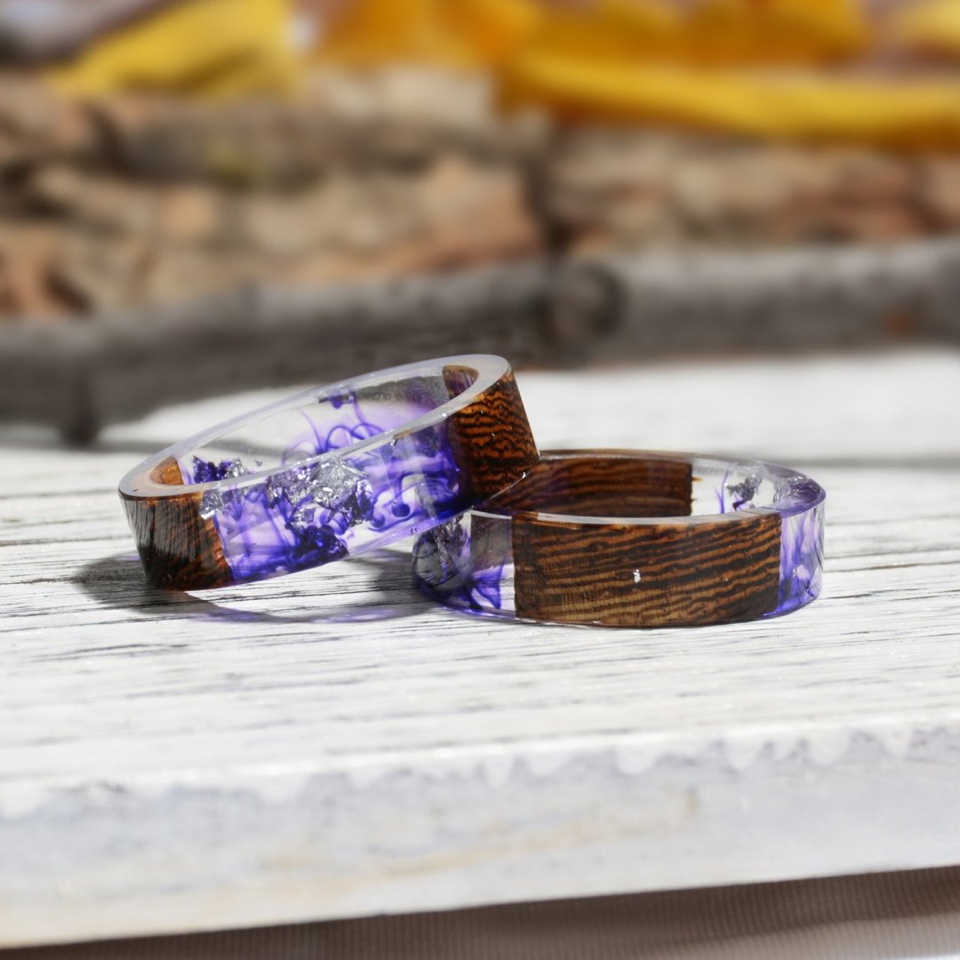 Pretty Handicraft Wooden Ring - Rings - Pretland | Spiritual Crystals & Jewelry