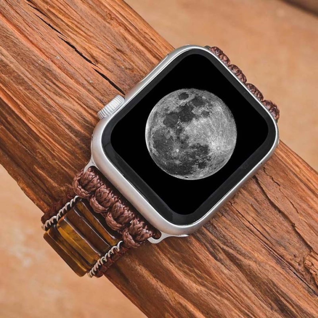 Bohemian Tiger Eye Stone Apple Watch Strap - Apple Watch Straps - Pretland | Spiritual Crystals & Jewelry