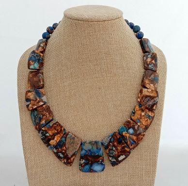 Sea Sediment Imperial Jasper Necklace