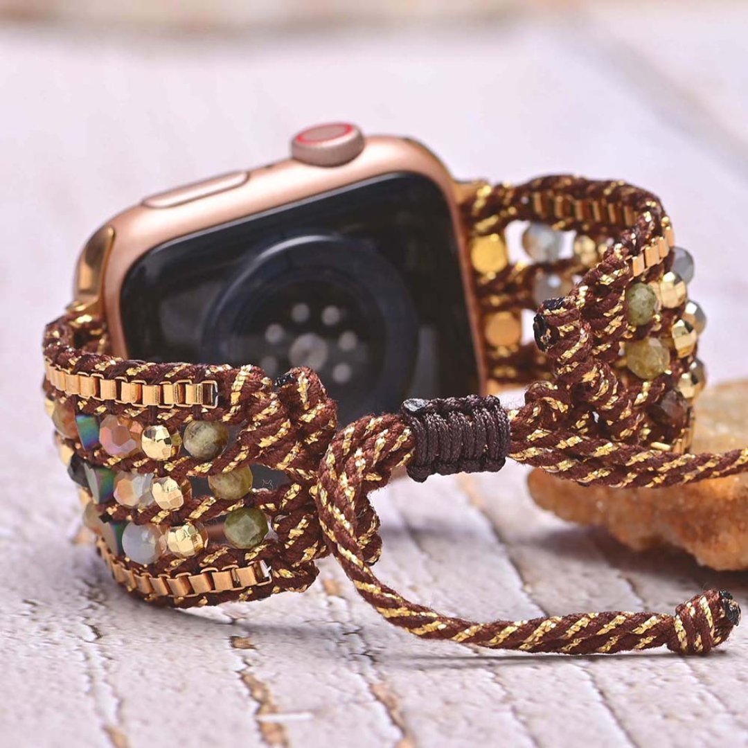 Love Shape Hematite Apple Watch Strap - Apple Watch Straps - Pretland | Spiritual Crystals & Jewelry