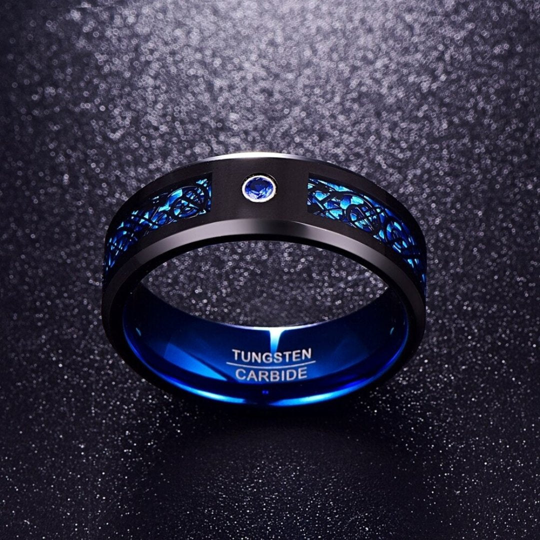 Confidence Zircon Men Ring - Rings - Pretland | Spiritual Crystals & Jewelry