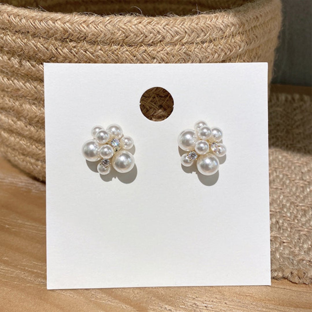 Romantic Pearl Stud Earrings - Earrings - Pretland | Spiritual Crystals & Jewelry