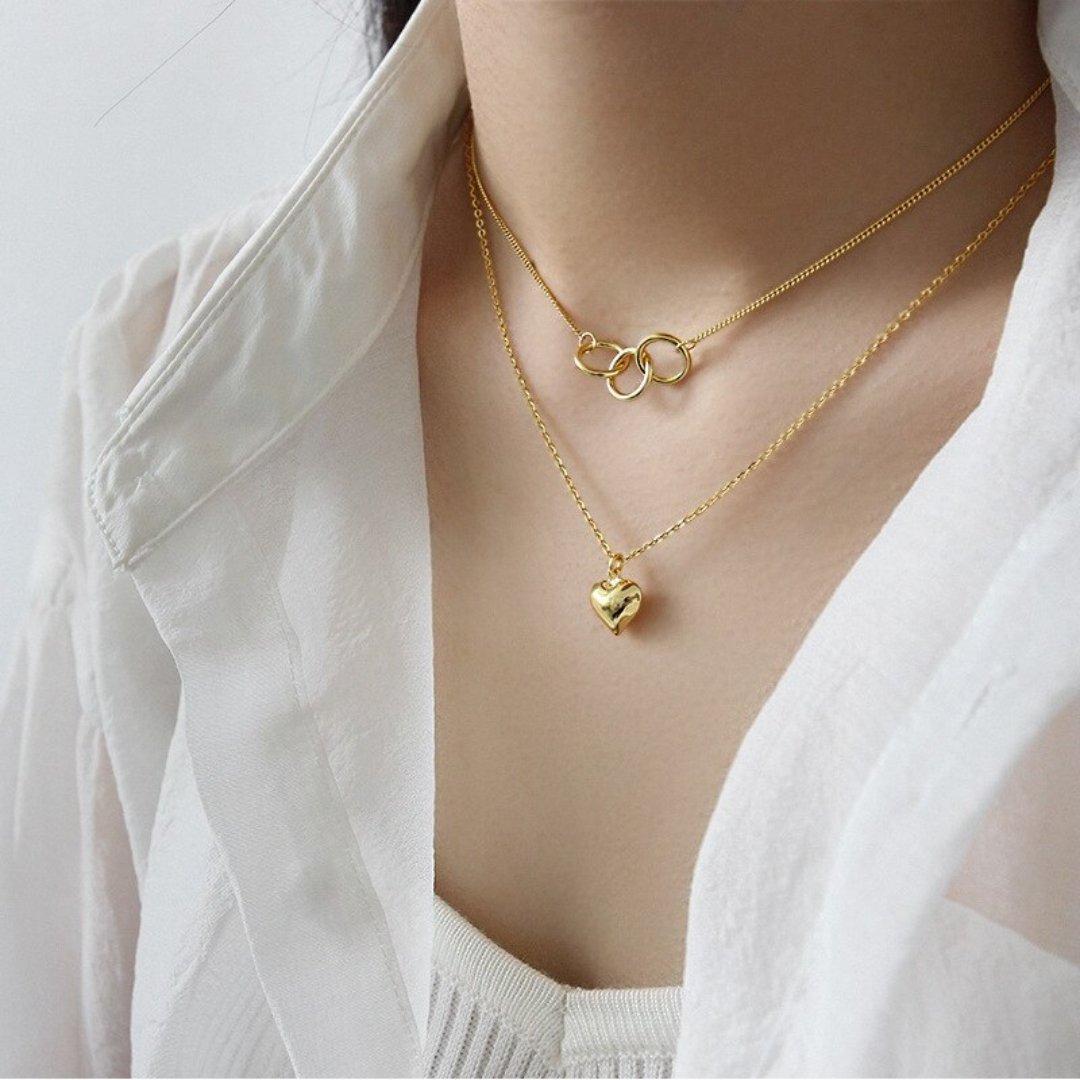 Dinah 925 Sterling Silver Necklace - Necklaces - Pretland | Spiritual Crystals & Jewelry