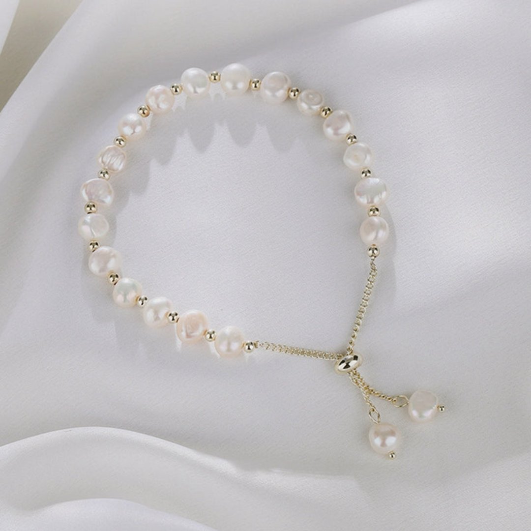 Elegant Natural Pearl Bracelet - Bracelets - Pretland | Spiritual Crystals & Jewelry