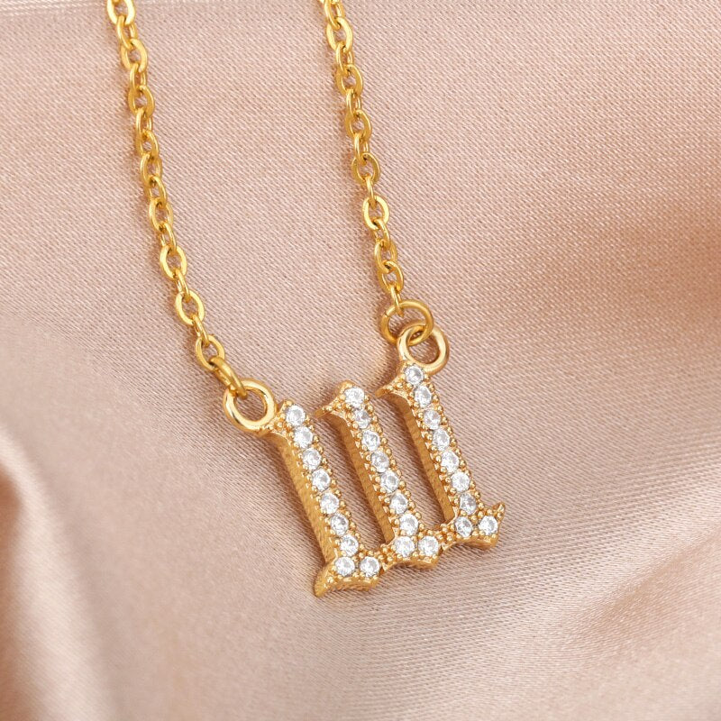 Angel Number Manifest Zirconia Necklace - Pendant Necklaces - Pretland | Spiritual Crystals & Jewelry