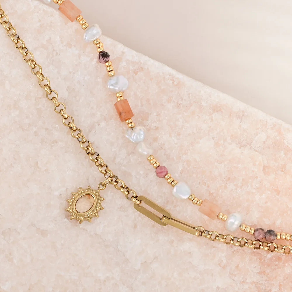 Spiritual Natural Sunstone Bracelet