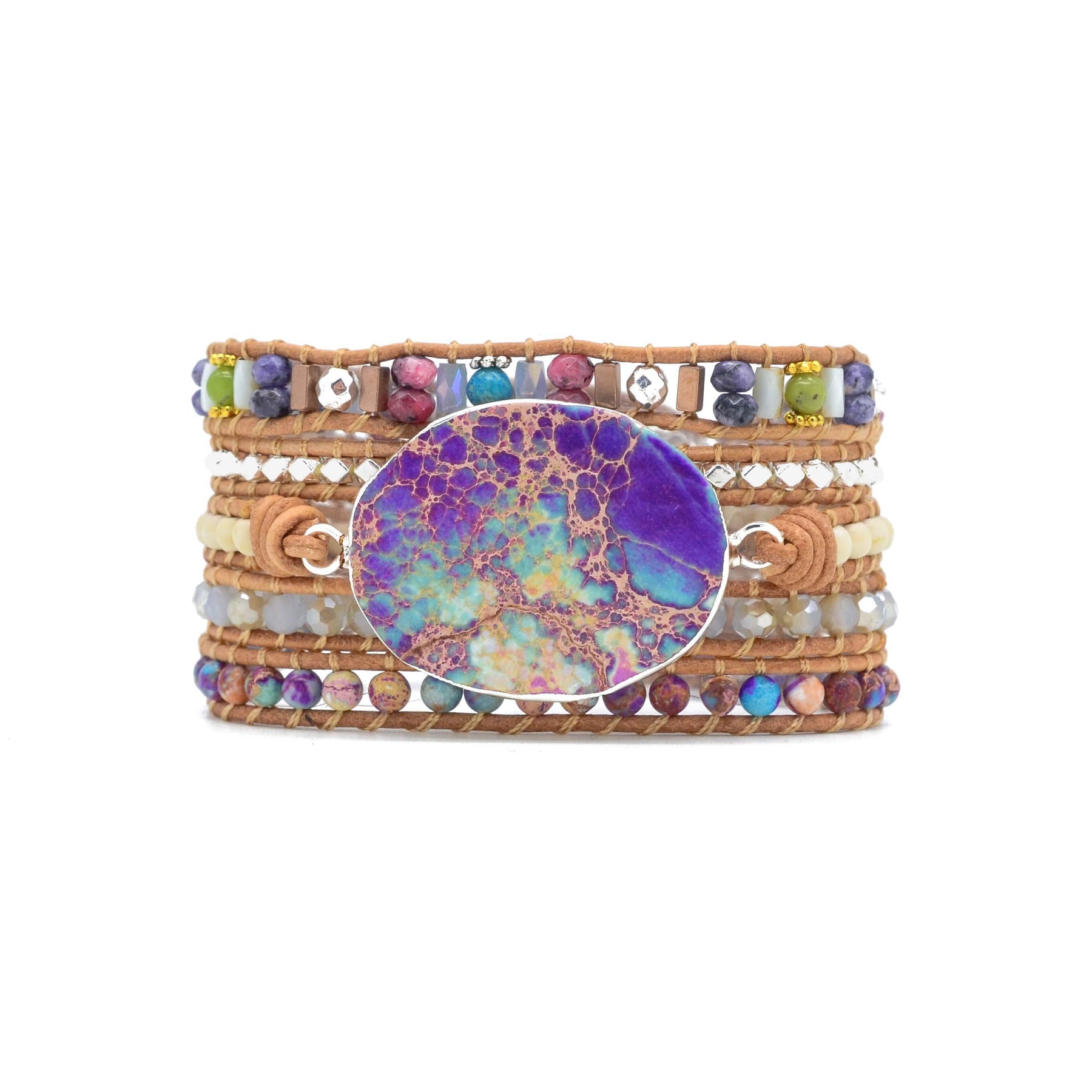 Spirit Jasper Energy Bracelet - Wrap Bracelets - Pretland | Spiritual Crystals & Jewelry