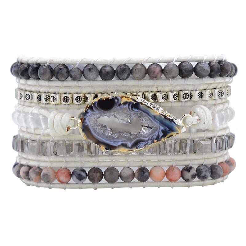 Freyja Labradorite Bracelet - Wrap Bracelets - Pretland | Spiritual Crystals & Jewelry