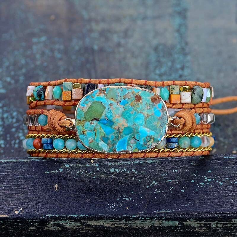 Ice Queen Wrap Bracelet - Wrap Bracelets - Pretland | Spiritual Crystals & Jewelry