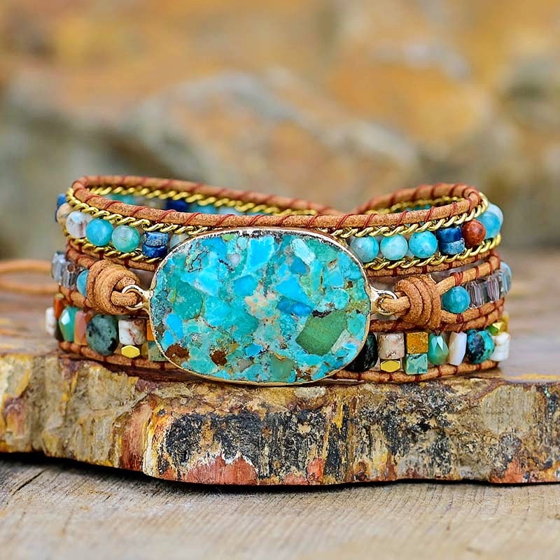 Ice Queen Wrap Bracelet - Wrap Bracelets - Pretland | Spiritual Crystals & Jewelry