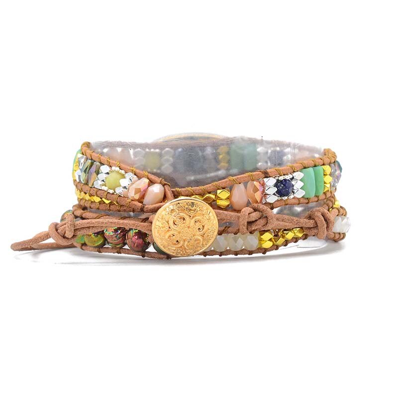 Spiritual Boho Charm Wrap Bracelet - Wrap Bracelets - Pretland | Spiritual Crystals & Jewelry