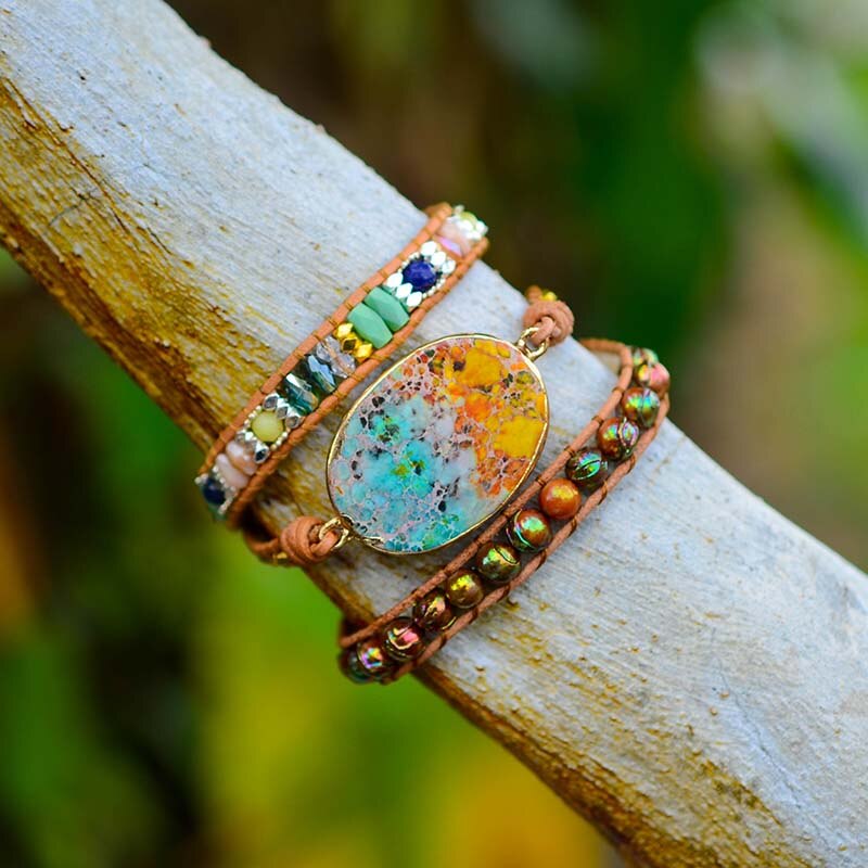 Spiritual Boho Charm Wrap Bracelet - Wrap Bracelets - Pretland | Spiritual Crystals & Jewelry