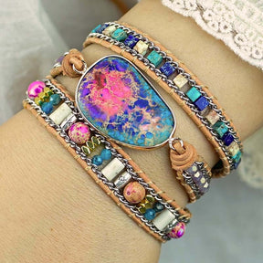 Spiritual Boho Emperor Wrap Bracelet - Wrap Bracelets - Pretland | Spiritual Crystals & Jewelry