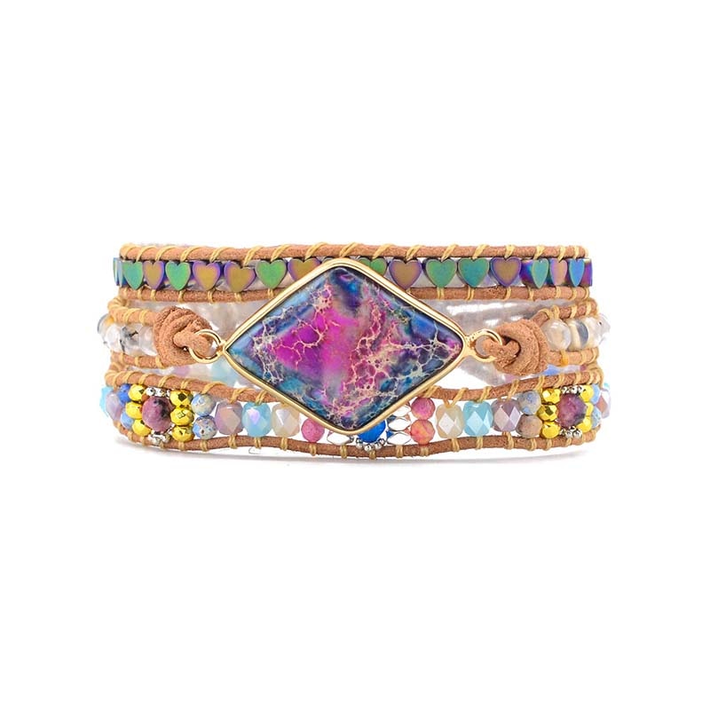 Spiritual Tibetan Beads Wrap Bracelet - Wrap Bracelets - Pretland | Spiritual Crystals & Jewelry