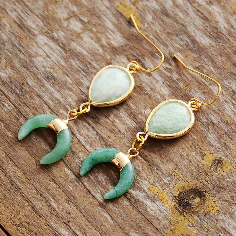 Spiritual Good Luck Earrings - Earrings - Pretland | Spiritual Crystals & Jewelry