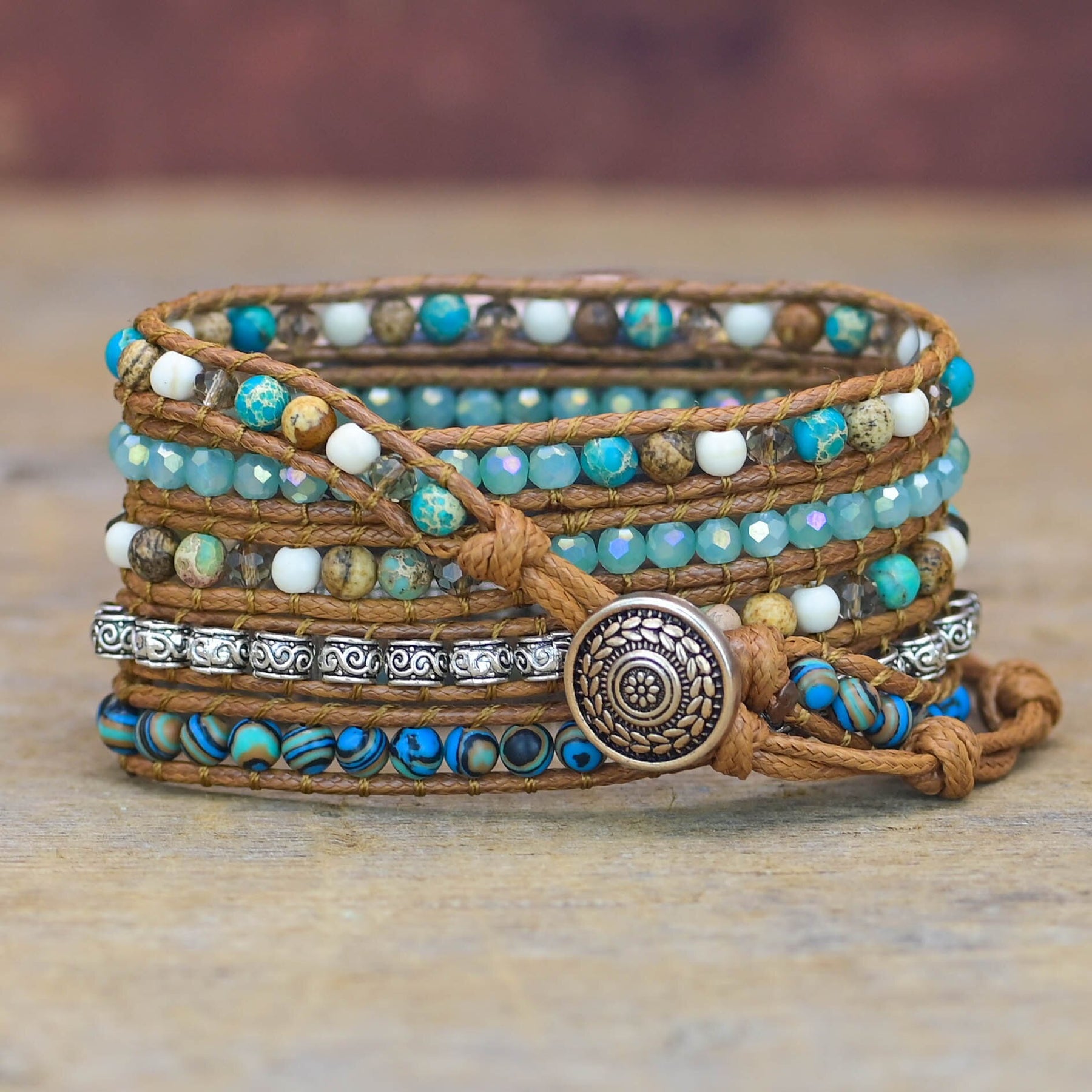 Green Agate Apple Watch Strap - Apple Watch Straps - Pretland | Spiritual Crystals & Jewelry