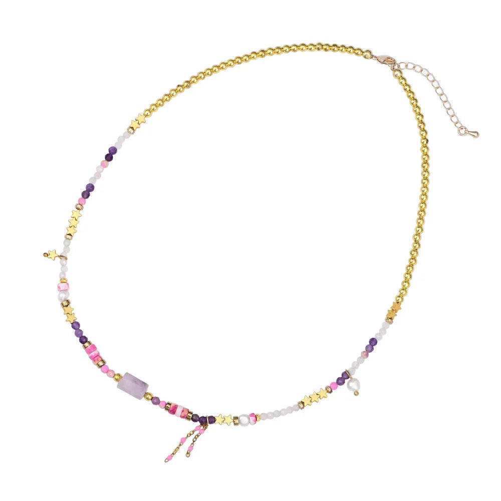 Charming Natural Amethyst Necklace