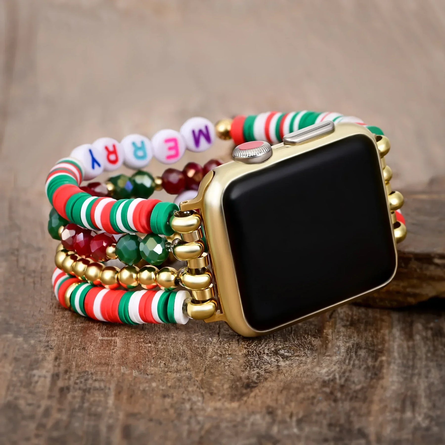 Lovely Merry Noel Stretch Watch Strap