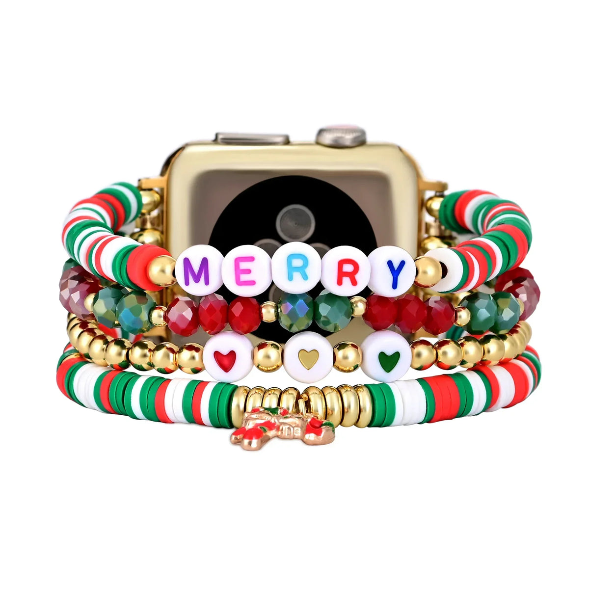 Lovely Merry Noel Stretch Watch Strap