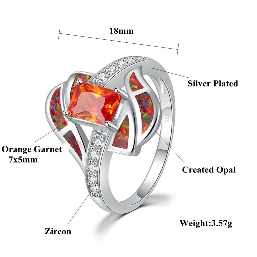 Spiritual Fire Opal Sterling Silver Set - Bundles - Pretland | Spiritual Crystals & Jewelry