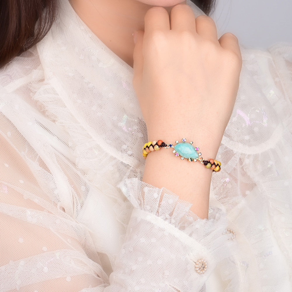 Chic Natural Stones Bracelet - Bracelets - Pretland | Spiritual Crystals & Jewelry
