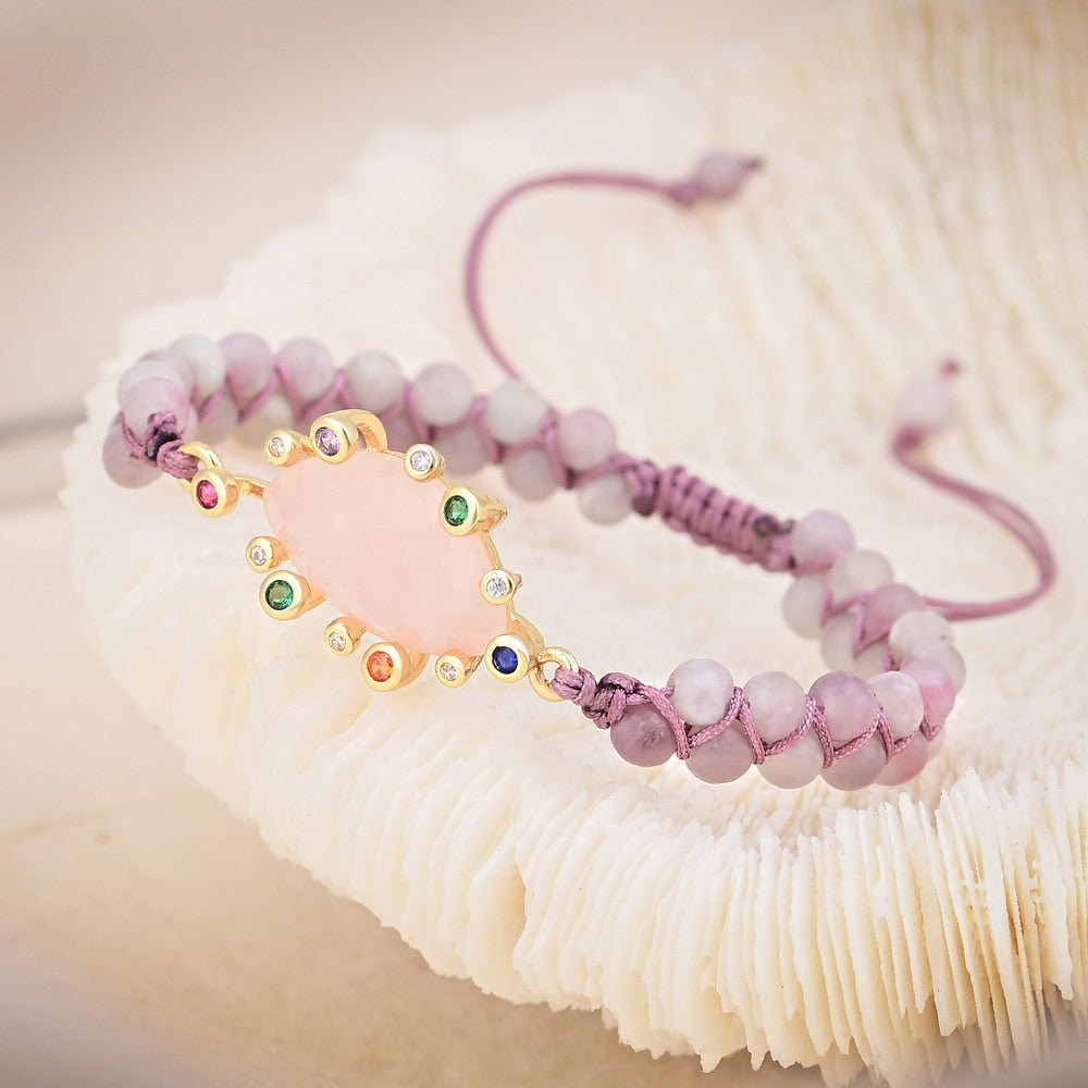 Chic Natural Stones Bracelet - Bracelets - Pretland | Spiritual Crystals & Jewelry